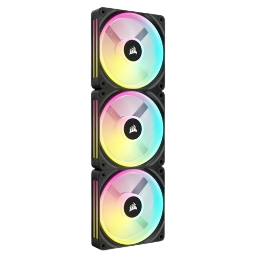 Corsair iCUE LINK QX120 RGB Starter Kit 63.1 CFM 120 mm Fans 3-Pack