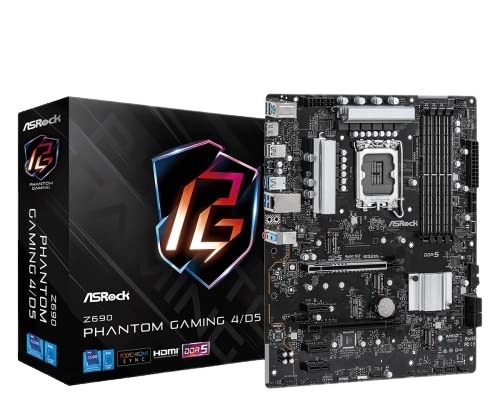 ASRock Z690 Phantom Gaming 4/D5 ATX LGA1700 Motherboard